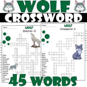 timber wolf crossword|timber wolves crossword clue.
